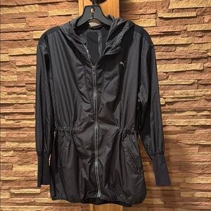 Puma Black Utility Jacket with Stand-up Collar